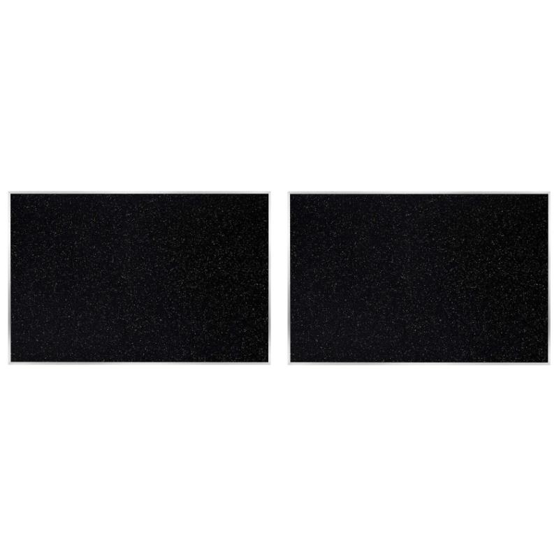 Home Square 2-Piece Set with 4' x 6' Bulletin Board & 4' x 8' Bulletin Board