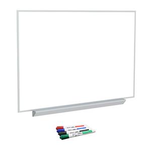 home square 2-piece set with whiteboard & markers assorted 4 pack in multi-color