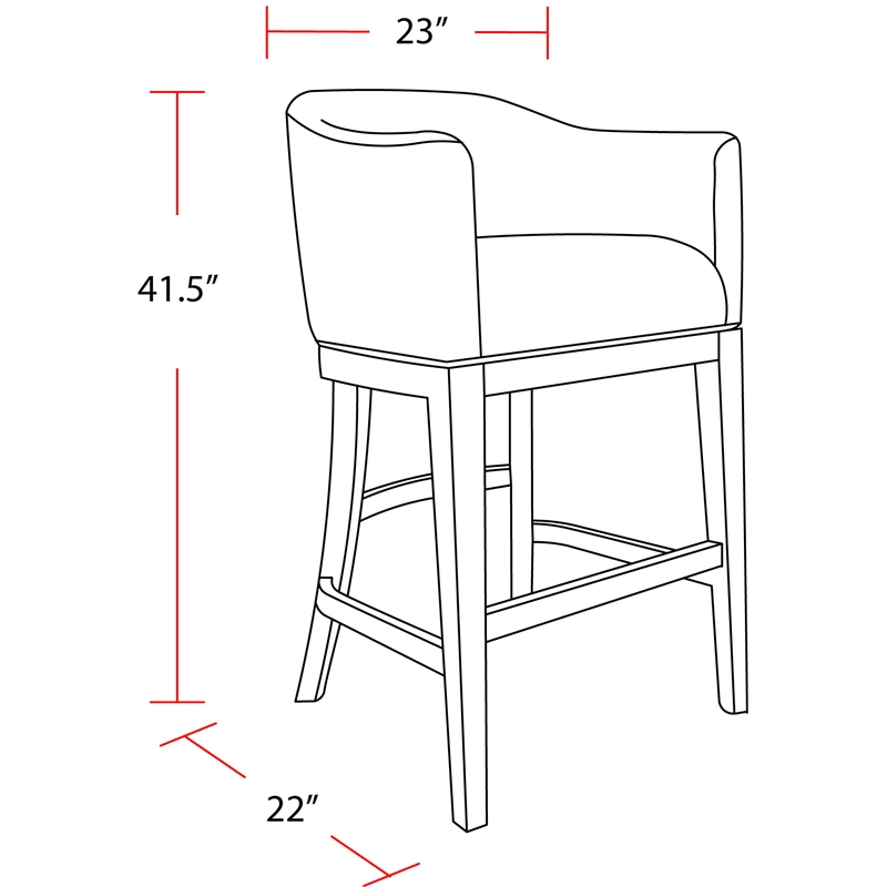Home Square Modern Wood Swivel Barstool in Gray Finish - Set of 2