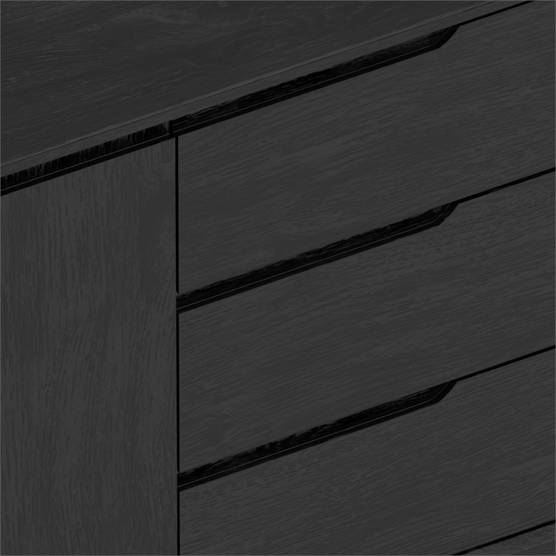 Home Square 8-Piece Set with Dining Table & 6 Dining Chairs & Sideboard