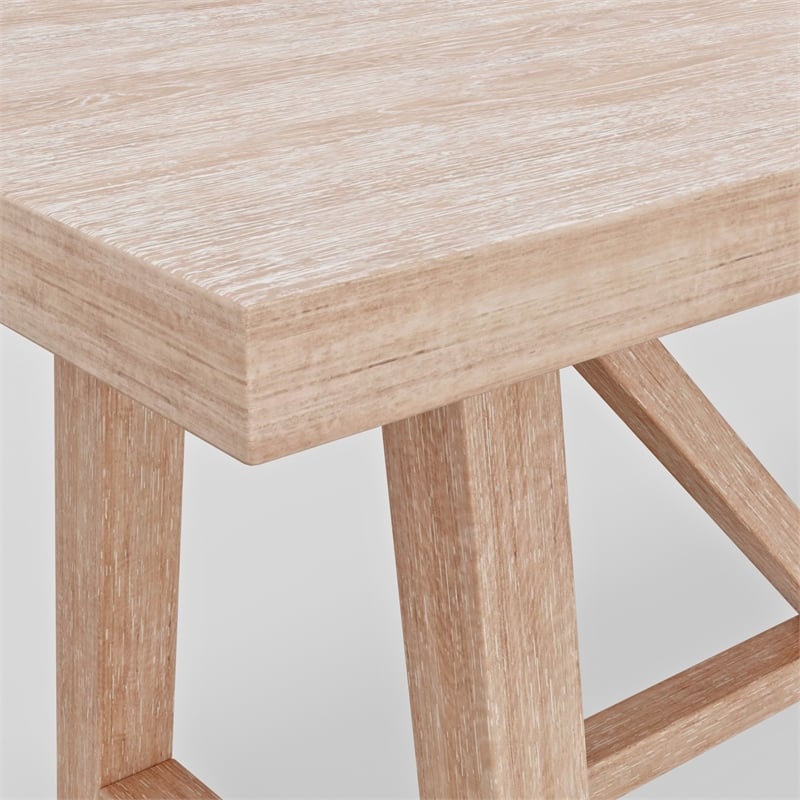 Home Square 7-Piece Set with Rectangular Dining Table and 6 Side Chairs