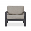 Home Square 2-Piece Set with Outdoor Chair and Outdoor Sofa in Slate Gray & Tan