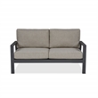 Home Square 2-Piece Set with Outdoor Chair and Outdoor Sofa in Slate Gray & Tan