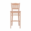 Home Square Fully Assembled Wood Barstool in Natural - Set of 4