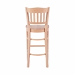 Home Square Fully Assembled Wood Barstool in Natural - Set of 4