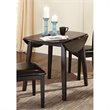 Home Square 3-Piece Set with Dining Table and 2 Side Chairs in Dark Brown