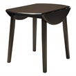 Home Square 3-Piece Set with Dining Table and 2 Side Chairs in Dark Brown