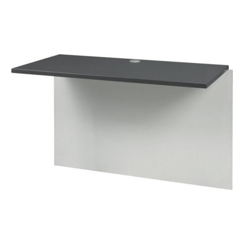 Home Square 6-Piece Set with U-Shaped Home Office Set with Pedestal