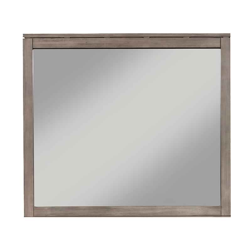 Home Square 4 Piece Furniture Set with Wood Dresser Mirror and Nightstand