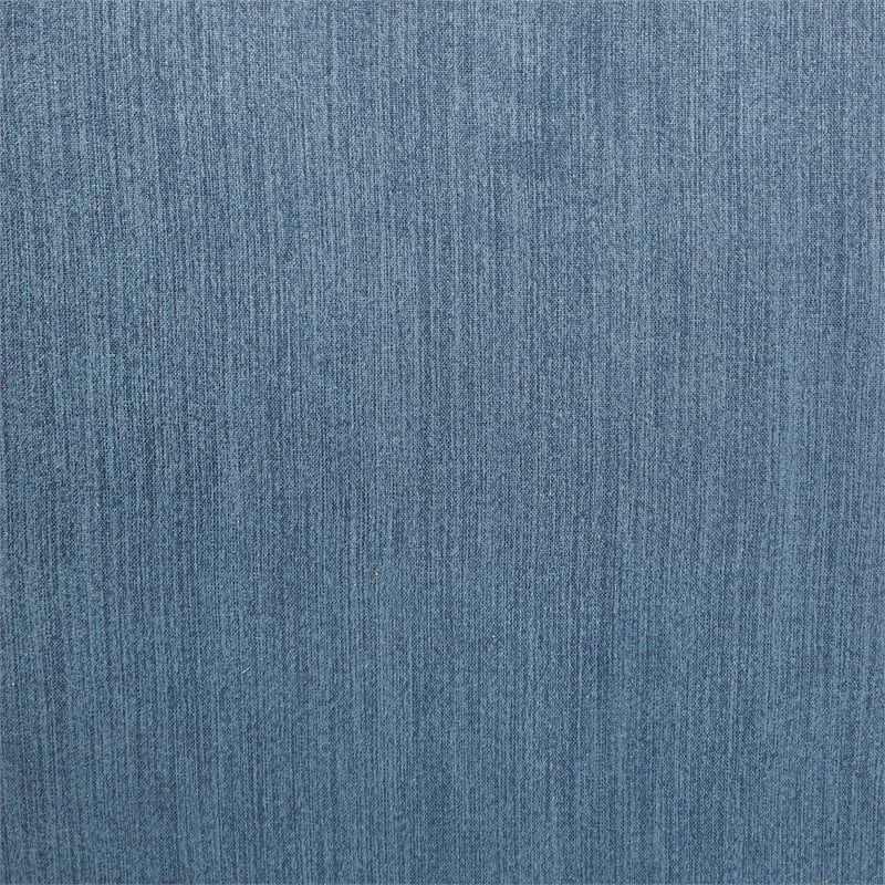 Home Square Accent Chair in Blue Steel Fabric (Set of 2)