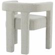 Home Square Cream Boucle Fabric Accent or Dining Chair (Set of 2)