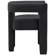 Home Square Black Boucle Fabric Accent or Dining Chair (Set of 2)