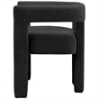 Home Square Black Boucle Fabric Accent or Dining Chair (Set of 2)