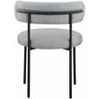 Home Square Gray Boucle Fabric Dining Chair (Set of 2)