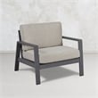 Home Square Set of 3 Propane Fire Pit Table & 2 Outdoor Chair with Cushions