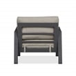 Home Square Set of 3 Propane Fire Pit Table & 2 Outdoor Chair with Cushions