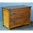 Home Square Set of 2 2-Drawer Wood Lateral File Cabinet in Oak