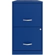 Home Square Set of 2 2 Drawer Metal File Cabinet Classic Blue