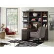 Home Square Set of 2 2 Drawer Mobile File Cabinet in Midnight Brown