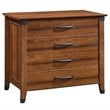 Home Square Set of 2 Engineered Wood Lateral File Cabinet in Washington Cherry