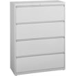 Home Square Set of 2 42-in Wide 4 Drawer Lateral File Cabinet in Light Gray