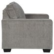 Home Square Set of 2 Sofa and Accent Chair in Alloy