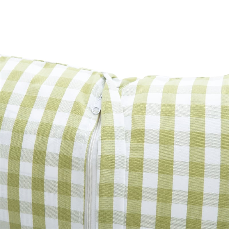 Home Square Set of a Backless Breakfast Nook and 5 Piece Cushion/Pillow