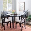 Home Square Set of a Backless Breakfast Nook and 5 Piece Cushion/Pillow