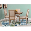 Home Square Set of a Kitchen Nook & Dining Table & 5 Piece Cushion/Pillow