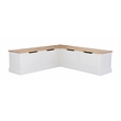 Home Square Set of a Kitchen Nook & Dining Table & 5 Piece Cushion/Pillow