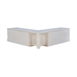 Home Square Set of a Kitchen Nook & Dining Table & 5 Piece Cushion/Pillow