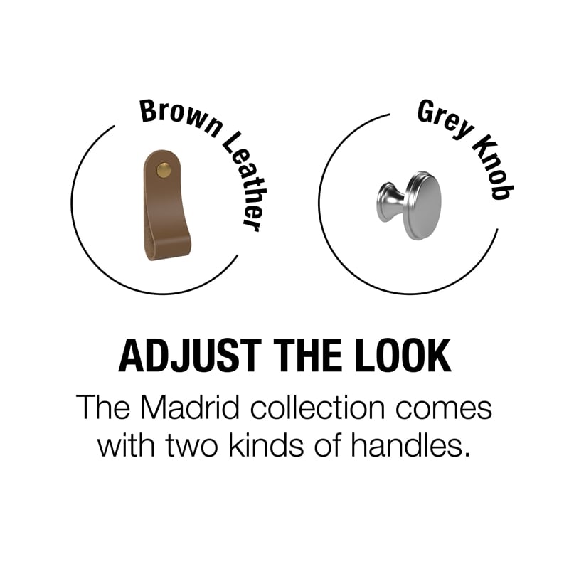 Home Square Set of 2 Adjustable 6 Shelf Bookcase & Writing Desk in White