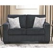 Home Square Set of 2 Queen Sleeper Sofa & Loveseat in Slate Finish