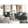 Home Square Set of 2 Queen Sleeper Sofa & Accent Chair in Slate
