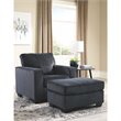 Home Square Set of 2 Loveseat & Accent Chair in Slate Finish