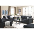 Home Square Set of 2 Loveseat & Accent Chair in Slate Finish