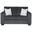 Home Square Set of 3 Queen Sleeper Sofa & Loveseat & Ottoman in Slate