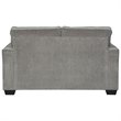 Home Square Set of 2 Contemporary Sofa & Loveseat in Alloy Finish