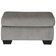 Home Square Set of 3 Sofa & Accent Chair & Ottoman in Alloy Finish