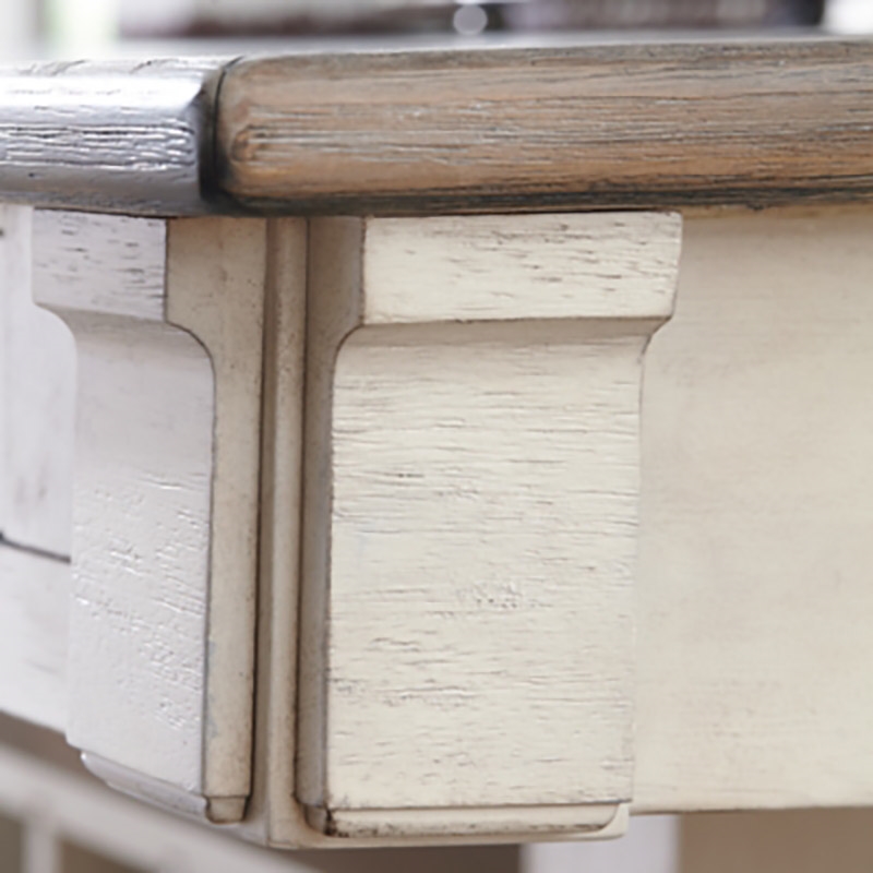 Home Square Set of 2 Counter Height Dining Tables in Two-Tone