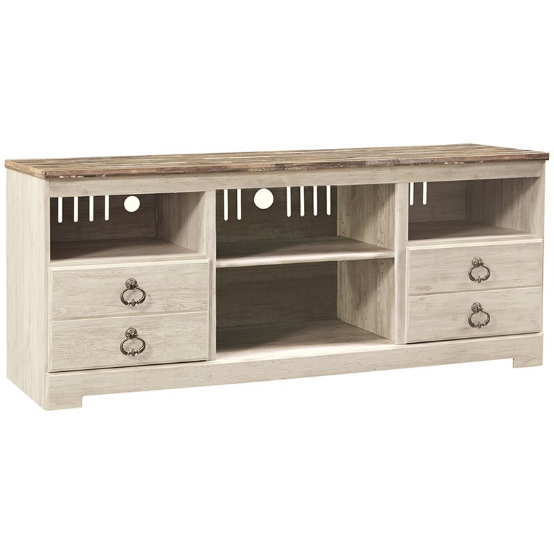 Home Square Set of 2 4-Drawer Door Chest & 63