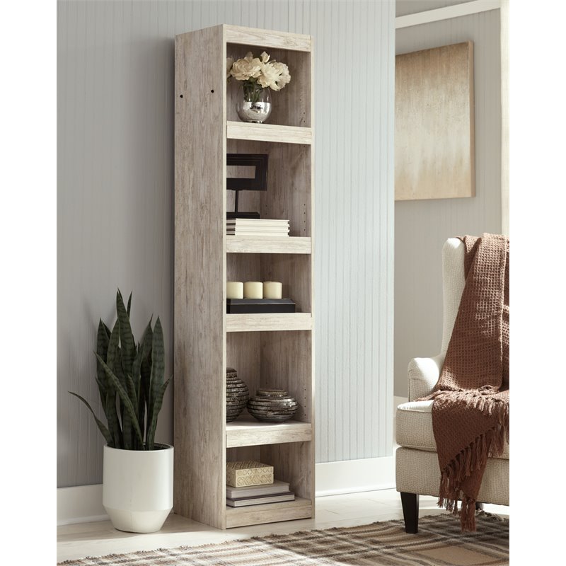 Home Square Set of 2 Coastal Engineered Piers in Whitewash Finish