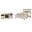 Home Square Set of 2 Queen Panel Bed & 63