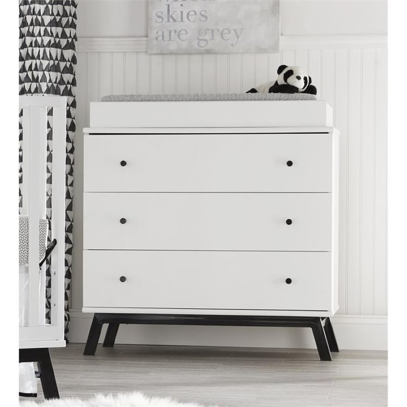 Little Seeds Rowan Valley Lark Urban 3 Drawer Dresser In White