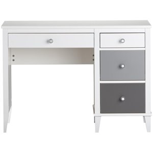 little seeds monarch hill poppy desk in white and gray