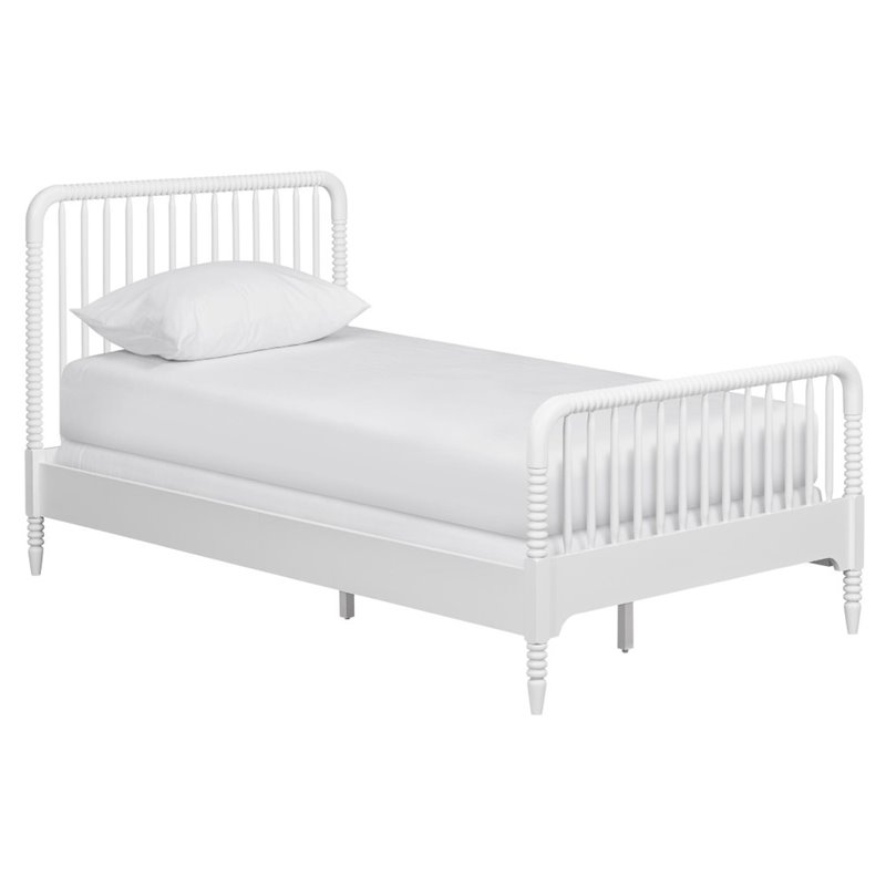 Little Seeds Rowan Valley Linden Twin Spindle Bed in White Cymax Business