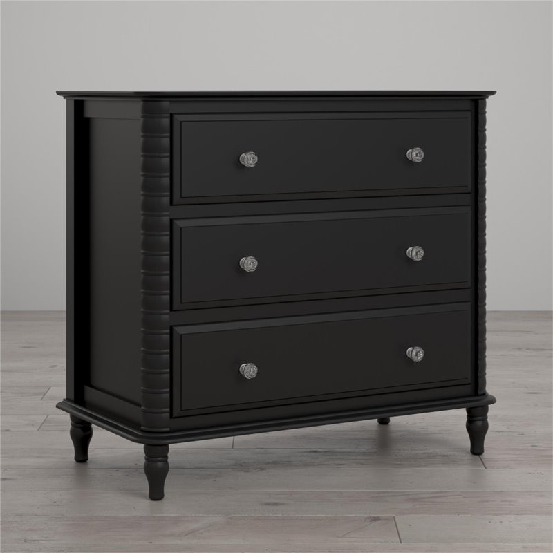 Little Seeds Rowan Valley Linden 3 Drawer Dresser In Black