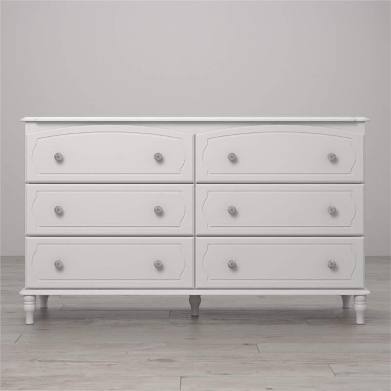 Little Seeds Rowan Valley Laren 6 Drawer Dresser in White