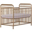 Little Seeds Traditional Monarch Hill Ivy Metal Adjustable Crib in Gold