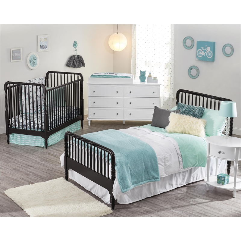 Little Seeds Traditional Changing Table Topper in Painted White